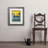 Minnesota State Pride (Old Flag) - Art Print, 11x14 / Deluxe / Gray