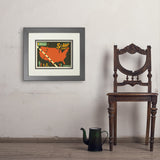 Annular Solar Eclipse 2023 Map - Art Print, 11x14 / Deluxe / Gray