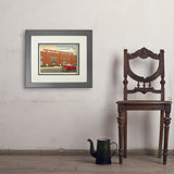 Old Glory: Distillery Building - Art Print, 11x14 / Deluxe / Gray
