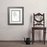 Fashion Sketch: Elegance - Art Print, 11x14 / Deluxe / Gray