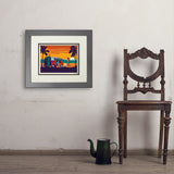 West Coast Surf Van - Art Print, 11x14 / Deluxe / Gray