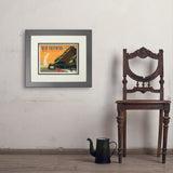 Yellowstone National Park: Old Faithful Inn - Art Print, 11x14 / Deluxe / Gray