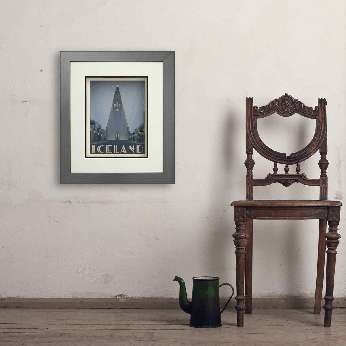 Iceland: Reykjavik — Vintage Travel Poster | Art Print – Anderson