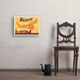 Route 66 Map - Art Print, 18x24