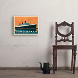 Long Beach, CA: Queen Mary - Art Print, 18x24