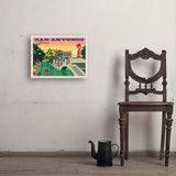San Antonio, TX: River Walk (Horizontal) - Art Print, 18x24