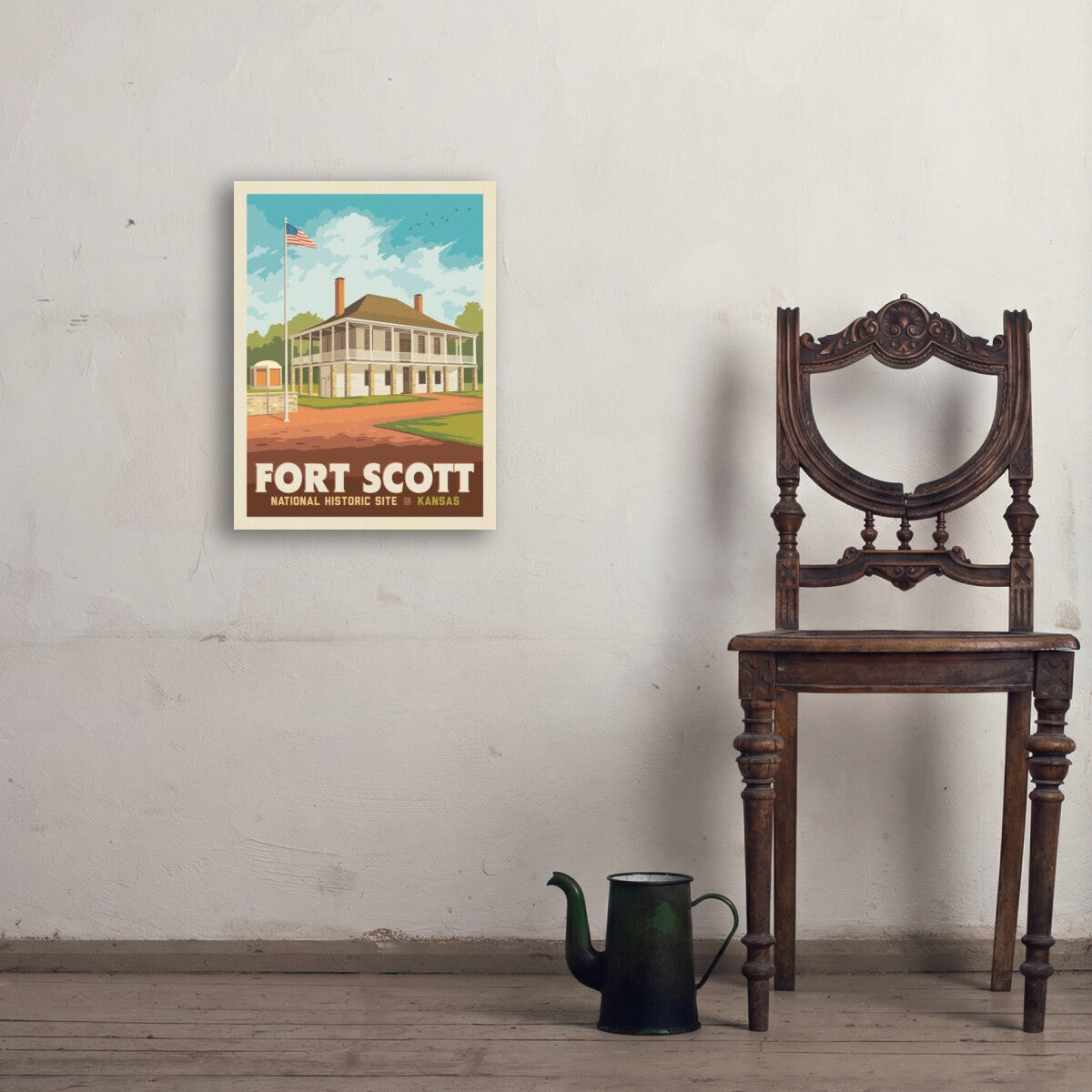 fort-scott-national-historical-site-kansas - 18x24 / Env