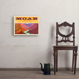 Moab, Utah: Canyon View - Art Print, 18x24