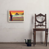 Huntington Beach, California - Art Print, 18x24