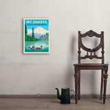 Mount Shasta, California - Art Print, 18x24