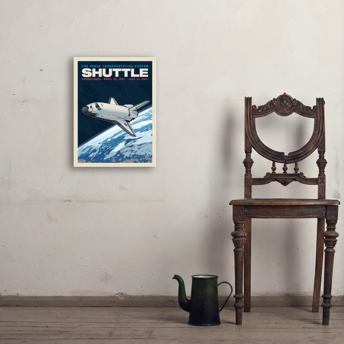 NASA 1981: Space Shuttle — Space Travel Poster | Art Print
