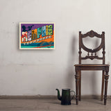 Memphis, TN: Picture Letters - Art Print, 18x24