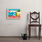 Lookin' Pretty In Music City (Horizontal) - Art Print, 18x24