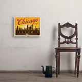 Chicago: Horizontal Skyline - Art Print, 18x24