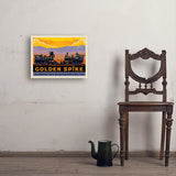 Golden Spike - Art Print, 18x24