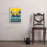 Minnesota State Pride (Old Flag) - Art Print, 18x24