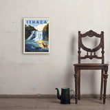 Ithaca, New York - Art Print, 18x24