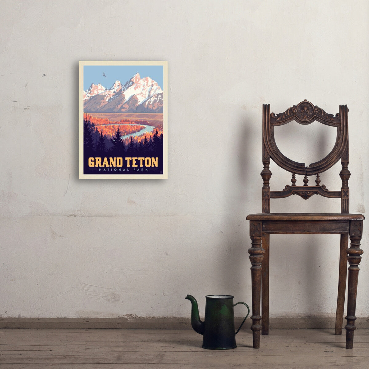 Grand Teton National Park: Snake River Valley | Art Print