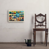 Mythical Creatures From Around The World Collage - Art Print, 18x24