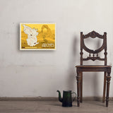 Map of Arches National Park - Art Print, 18x24