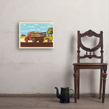 Vintage Apple Truck - Art Print, 18x24