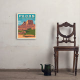 Pecos National Historical Park, NM - Art Print, 18x24