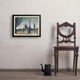 England: London, Horizontal - Art Print, 18x24 / Simple / Black