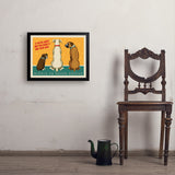 Middle Tennessee Boxer Rescue Fundraiser Print #4 (Nubs) - Art Print, 18x24 / Simple / Black