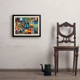 Literary Classics Collage (Horizontal) - Art Print, 18x24 / Simple / Black