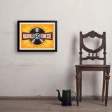 Music City: Vinyl Record (Horizontal) - Art Print, 18x24 / Simple / Black