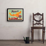 100th Anniversary Of Route 66 (Map) - Art Print, 18x24 / Simple / Black