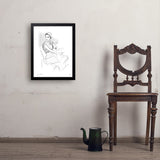 Fashion Sketch: Elegance - Art Print, 18x24 / Simple / Black