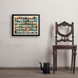 63 Image National Park Print (Horizontal) - Art Print, 18x24 / Simple / Black