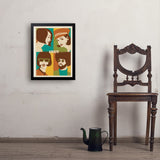 1969: Go with the Flo/Fro - Art Print, 18x24 / Simple / Black
