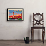 Portland, Oregon: Union Station - Art Print, 18x24 / Simple / Black