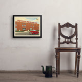 Old Glory: Distillery Building - Art Print, 18x24 / Simple / Black