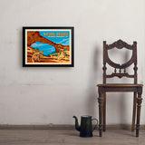 Natural Bridges National Monument, UT - Art Print, 18x24 / Simple / Black