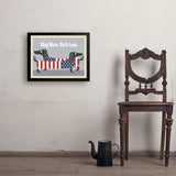 Wag More. Bark Less. - Art Print, 18x24 / Simple / Black