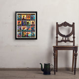 Legends Of The National Parks: 16-Image Print - Art Print, 18x24 / Simple / Black