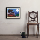 Christmas In The Smokies - Art Print, 18x24 / Simple / Black