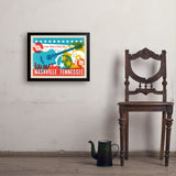 Lookin' Pretty In Music City (Horizontal) - Art Print, 18x24 / Simple / Black