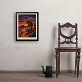 Mythical Creatures: Chupacabra - Art Print, 18x24 / Simple / Black