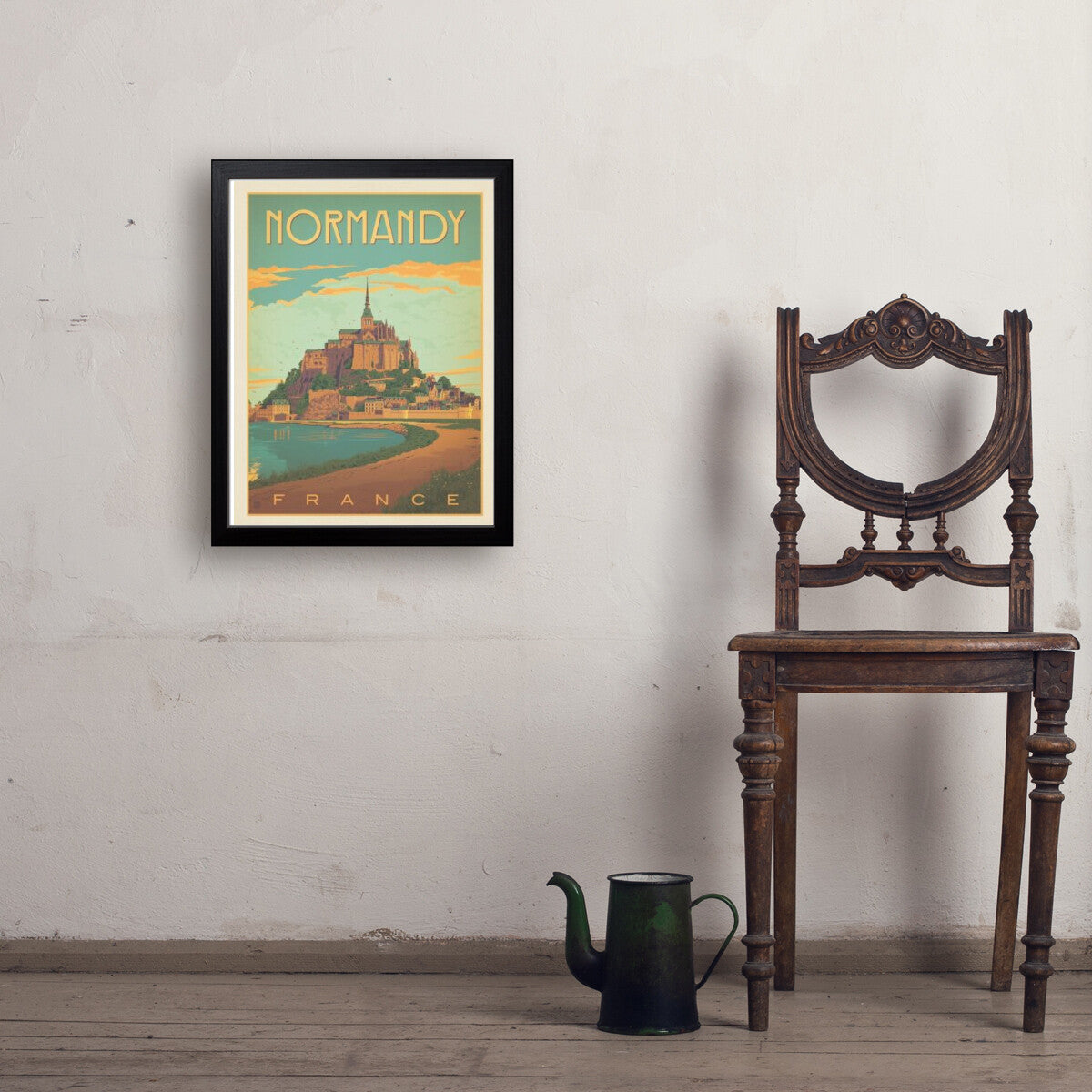 France: Normandy — Vintage Travel Poster | Art Print – Anderson
