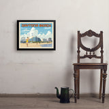 Daytona Beach, Florida - Art Print, 18x24 / Simple / Black