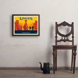 Hoodoo - Art Print, 18x24 / Simple / Brown