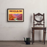 Moab, Utah: Canyon View - Art Print, 18x24 / Simple / Brown