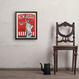 250th Anniversary USA: Lady Liberty - Art Print, 18x24 / Simple / Brown