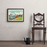 Detour: Hoppy Camper - Art Print, 18x24 / Simple / Brown