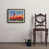 Portland, Oregon: Union Station - Art Print, 18x24 / Simple / Brown