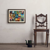Literary Classics Collage (Horizontal) - Art Print, 18x24 / Simple / Brown